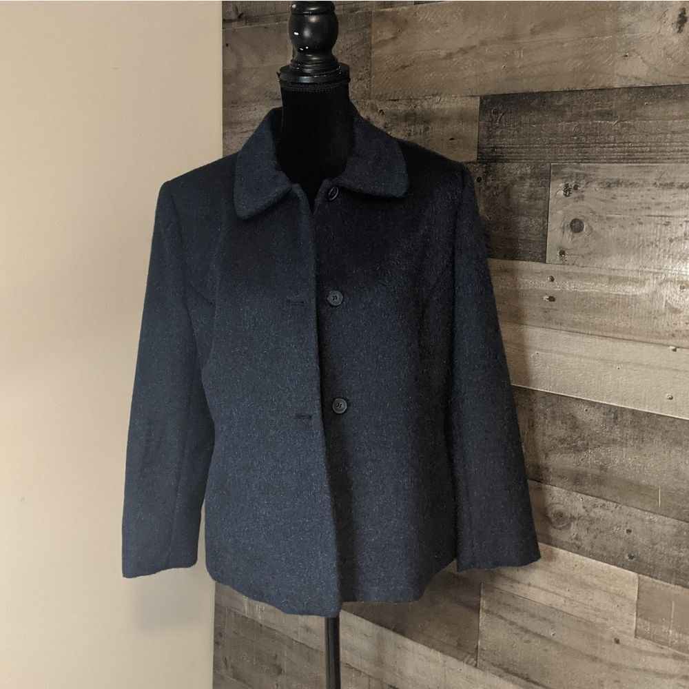 Jones New York Black Metallic Blue  14